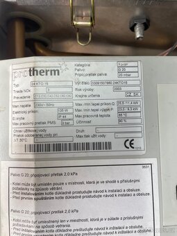 Prodám plynový kotel Protherm 24 KTO.15 - 2