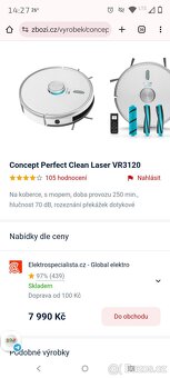 Robotický vysavač concept vr 3120 - 2