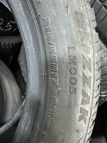 215/55/17 zimni pneu Bridgestone - 2