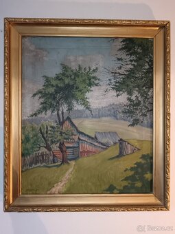 Starý obraz Hrazdil 1930 - 2