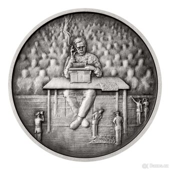 Stříbrný tolar Václav Havel, 2024, emise pouze 150 kusů - 2