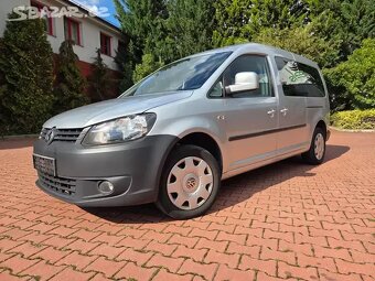 Caddy Maxi 1.6 TDI,7.míst,tažné,serviska,bez koroze,klima - 2