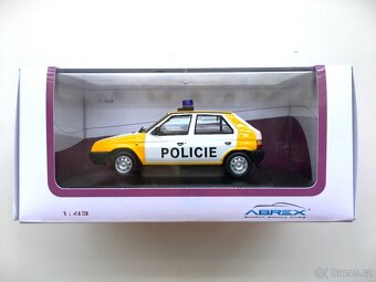 Model ŠKODA FAVORIT "POLICIE" Abrex 1/43 - 2