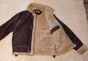 Zimní kožená pánská bunda - 2