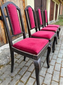 Drevene ,masiv-buk,zidle,4 ks - 2