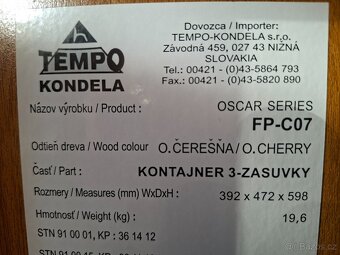 Kontejner pod stůl - 2