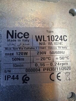 Pohon pro dvoukřídlou bránu - 2