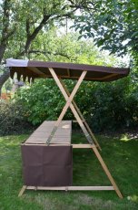 Dřevěný stánek na jarmarky- 2 m - 2