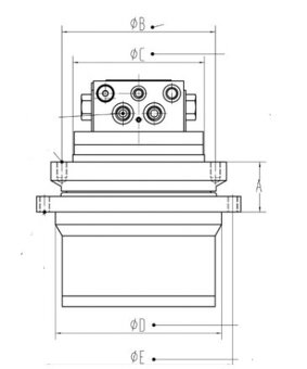 Hydromotor pro minibagr - 2