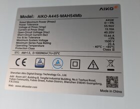 Solární panel AIKO-A445-MAH54Mb FULL BLACK - 2