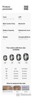 Nový smart prsten s bluetooth propojením na mobil přes appku - 2