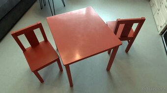 Stoleček a židličky Ikea Kritter - 2