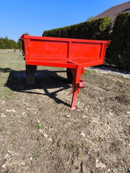 Vlečka za malotraktor masivní konstrukce MT8, Tz-4k-14, - 2
