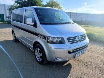 VW T5 VERZE HIGHLINE 1.9.TDI 77KW 7.MÍST KŮŽE ALCANTARA - 2