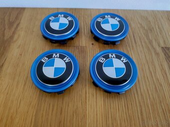 Originál BMW i3 i8 středové pokličky krytky alu kol 55 mm - 2