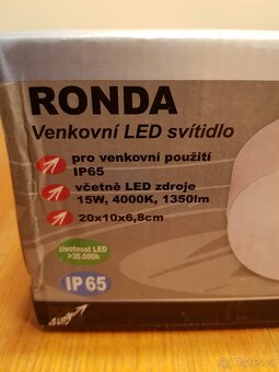 Venkovní LED svítidlo Ronda (LED venkovní nástěnné osvětlení - 2