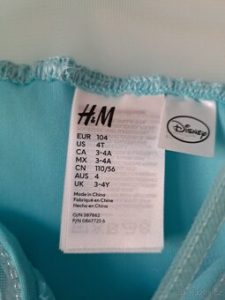 Šaty FROZEN Elsa, značka H&M, vel. 104 - 2