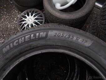 pneu sundaná z nového vozu-michelin 205/55/17 - 2