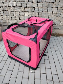 Nová velká přepravní taška Lionto růžová - 2