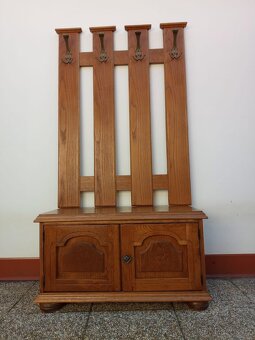 Rustikální nábytek, předsíň, botník, komoda, věšák - 2