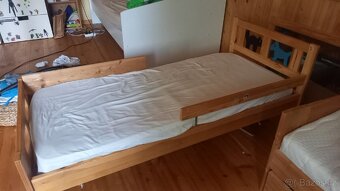 Postel Ikea s roštem a matrací - 2