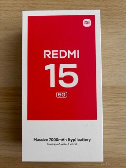 Xiaomi Redmi 15 5G 4GB/128GB Midnight Black pouze rozbalený - 2