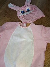 Kostým Růžový zajíček vel. cca 98-104 ( 2 -3 roky) - 2