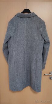 Dámský antracitový kabát, vel. L - 2