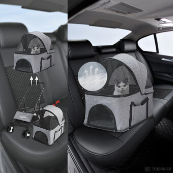 Skládací kočárek Bingopaw pro psy a kočky - 2