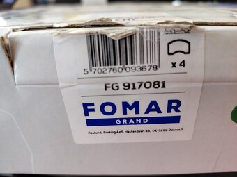 Brzové destičky  FOMAR FG917081 na nákladní auto - 2