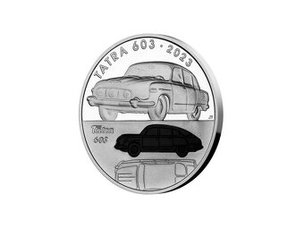 Pamětní stříbrná mince ČNB 2023 Tatra 603 PROOF - 2