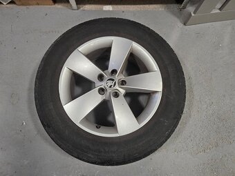Originální disky Škoda Kodiaq 17" s pneumatikami 215/65 R17 - 2
