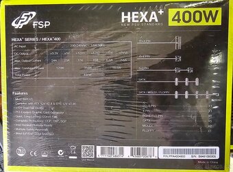 nové nerozbalené 2x FSP HEXA 400W 80+ - 2