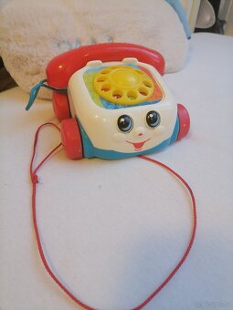Tahací telefon, 2 x housenky - 2