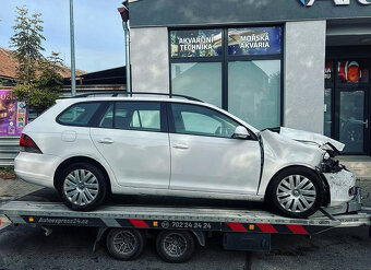 Vůz na náhradní díly VW Golf 6 kombi r.v. 2011 CAYC LNN LB9A - 2