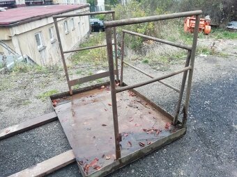 Montážní plošina pracovní lávka na VZV, manipulátor, naklada - 2