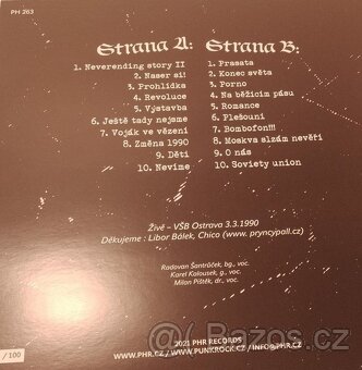 Šanov 1 - Live 1990 (LP) - 2