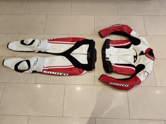 GiMoto lady Gp-Dámská kožená moto kombinéza, dvoudílná - 2