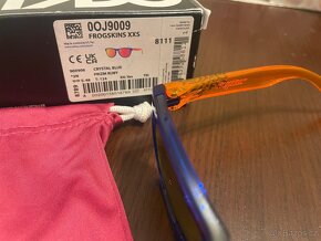 Dětské Oakley Frogskins XXS Crystal Blue/Prizm Ruby - 2