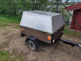 Vozík za auto s nástavbou - 2