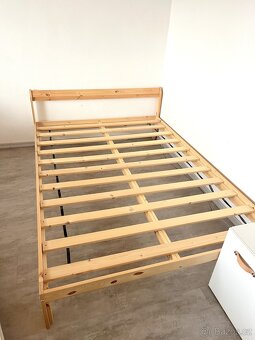 Ikea NEIDEN Rám postele, borovice, 140x200 cm - 2