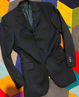 HUGO BOSS LUXUS PÁNSKÉ SLIM SAKO-KABÁT S(S-M) - 2
