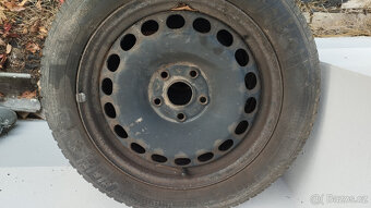 4 ocel.disky 7Jx16 H2 ET45 s celoroč.pneu 205/55 R16 5mm - 2