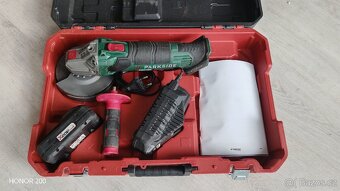 Aku úhlová bruska / flexka + 4 Ah Bluetooth + nabíječka - 2