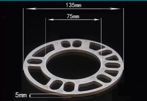 Podložky pod kola 5mm nebo 10mm - 2