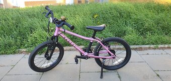Prodám dětské kolo Rascal 16" – růžové, jako nové - 2
