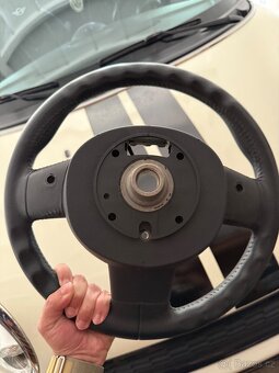 Tříramenný kožený volant Mini Cooper R55/R56/R57/R58/R59/R60 - 2