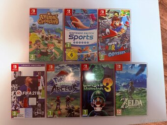 Nintendo switch OLED + hry + ovladač - 2