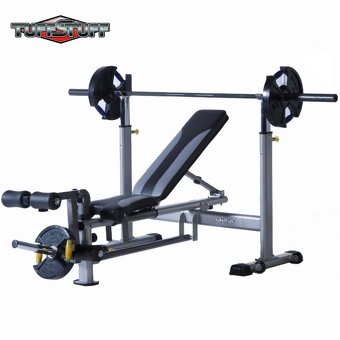 Steelflex stroj na biceps a Tuff Stuff benchpress i VÝMĚNA - 2