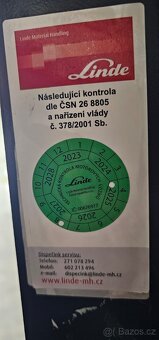Vysokozdvižný vozík Linde E25L – elektro, Triplex, kabina - 2